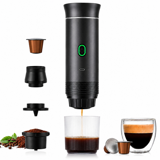 Cafetera portátil 3 en 1.